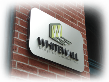 whitewall sign